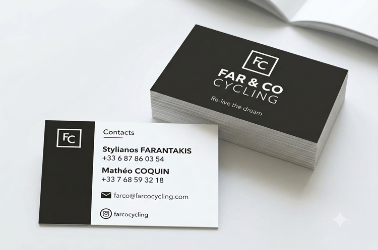 Création carte de visite TPE