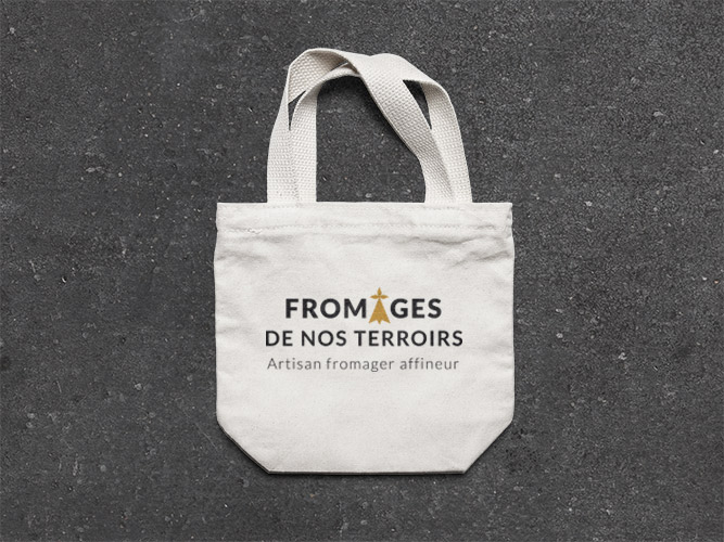 Impression du logo sur un tote bag
